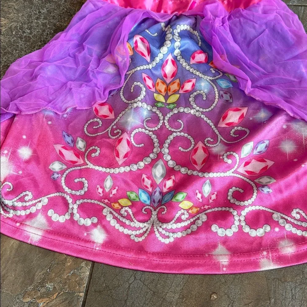 Disney Pink and Purple Girls nightgown Princess Graphics Size 3T
